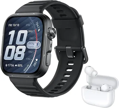 HUAWEI Watch FIT 5 Pro Smartwatch Negro+FreeBuds SE 4 Beige