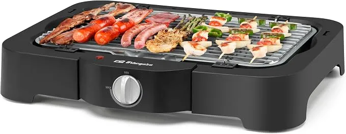 Orbegozo BCT 5000 Barbacoa Eléctrica de Acero Inoxidable, 2300W