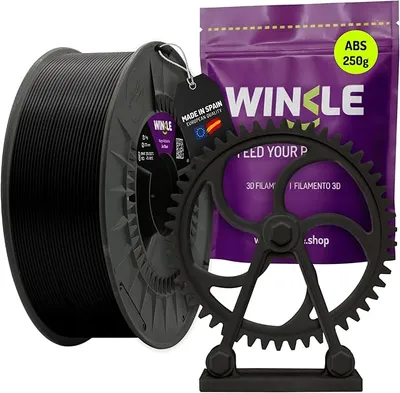 WINKLE Filamento ABS 1.75mm Negro Azabache 250g