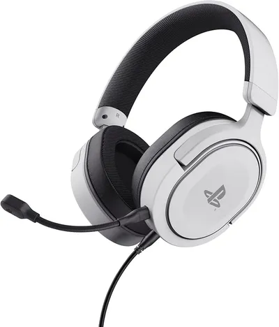GXTrust Forta Cascos PS5 Licencia Oficial para PlayStation 5, Blanco