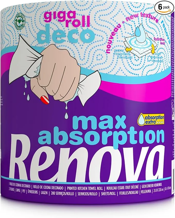 RENOVA - 6 gigarollos de cocina