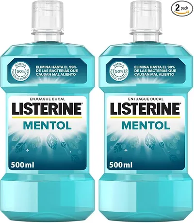 Listerine Enjuague Bucal Cool Mint Pack 2 x 500 ml