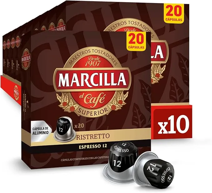 Marcilla Cápsulas de Café Ristretto