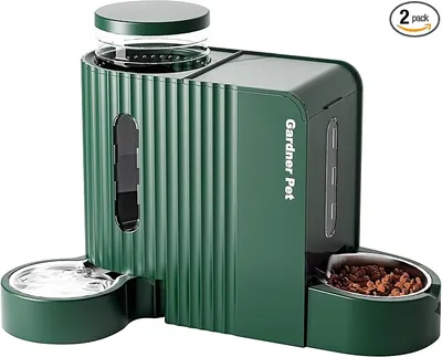 Comedero automático 2 en 1 para mascotas