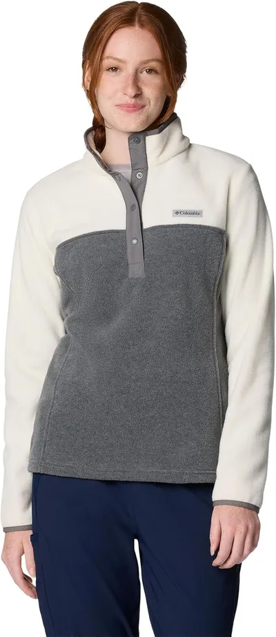 Columbia Suéter para Mujer, Benton Springs Half-Snap II