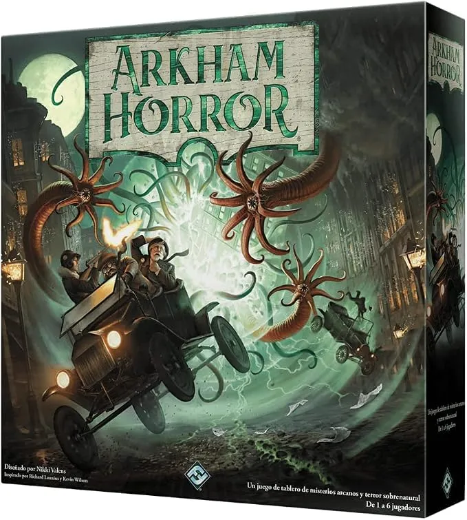 Arkham Horror 3ª Edición: Juego de Mesa Cooperativo de Terror y Investigación