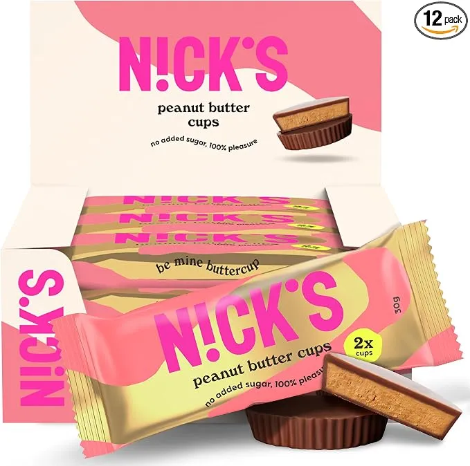 Bombones Nicks Peanut Butter Cups Sin Azúcar