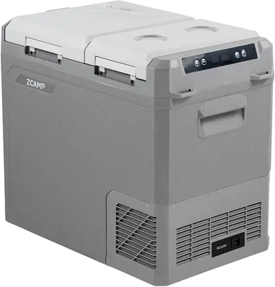 Nevera Portátil Eléctrica zcamp GES55 40L Doble Zona - Ideal Camping y Viajes