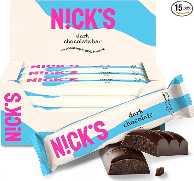 PACK CHOCOLATE NEGRO NICKS KETO
