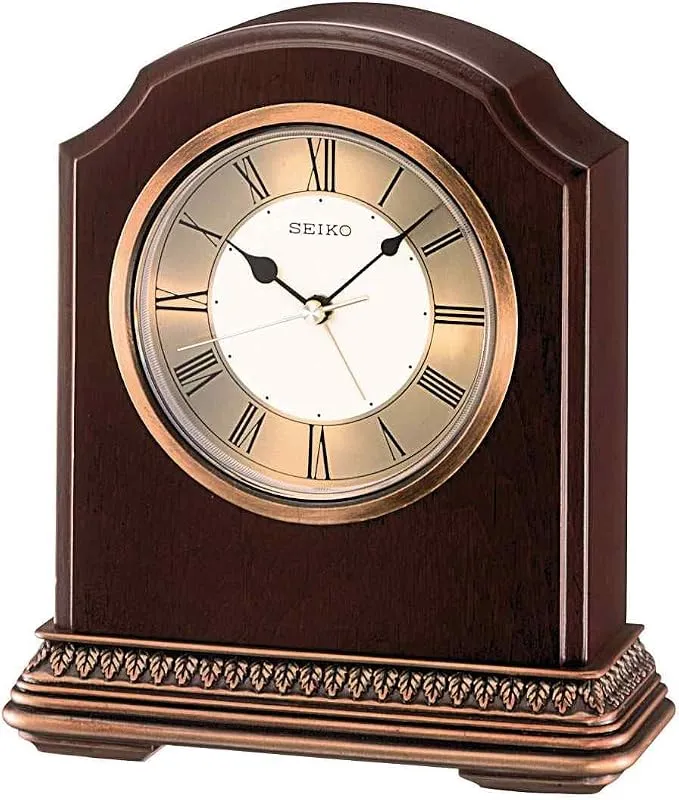 Seiko Clocks QXE018B - Elegante Reloj de Mesa con Precisión Japonesa