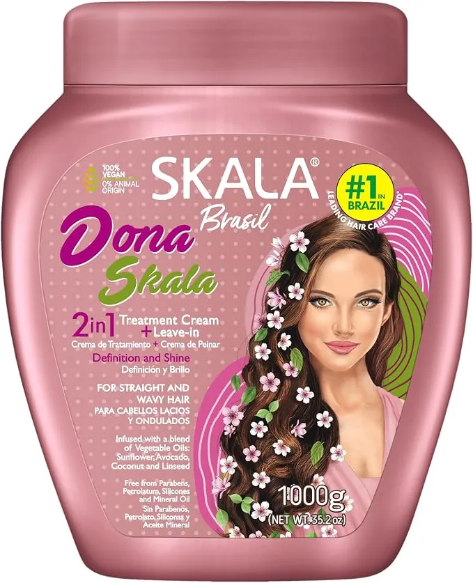 SKALA EXPERT Mascarilla/Acondicionador/Crema Dona 1000ml - Cabello Vegano Fortalecido y Brillante