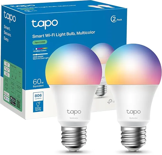 Bombilla LED inteligente Tapo L530E Pack 2