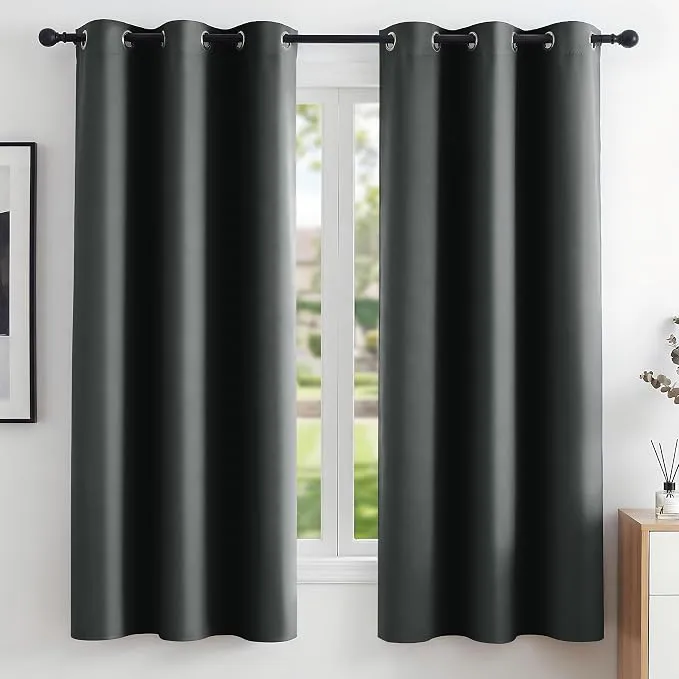 Deconovo Cortinas Opacas Térmicas para Dormitorio y Salón (2 Piezas)