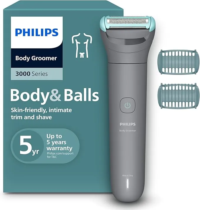 Afeitadora corporal Philips series 3000