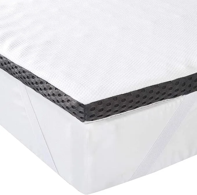 Amazon Basics Topper Viscoelástico Mejorando tu Descanso