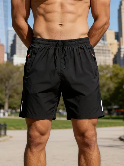 Pantalón corto deportivo de secado rápido