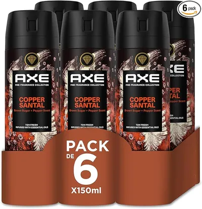 DESODORANTES AXE COPPER SANTAL