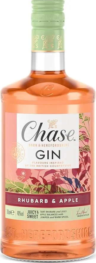 Chase Distillery Ginebra Inglesa Artesanal De Ruibarbo Y Manzana (700 ml)