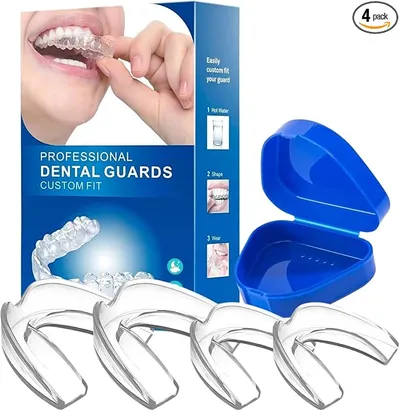 Pack 4 Férulas de Bruxismo Moldeables con Estuche
