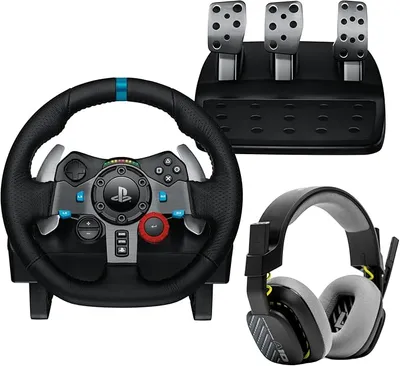 Logitech G G29 Driving Force Volante de Carreras y Pedales + ASTRO A10 Auriculares