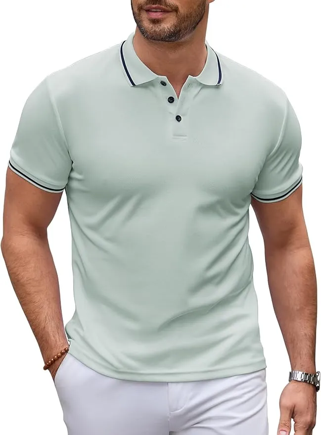 Polo de Algodón Transpirable para Hombre - Estilo Versátil y Duradero