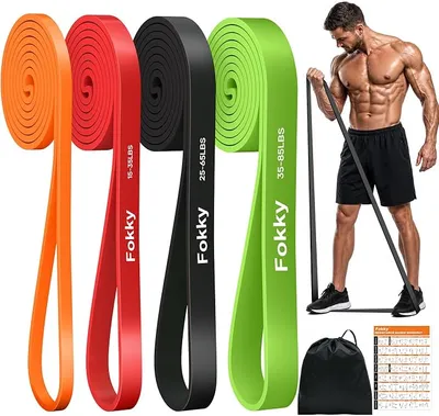 Fokky Set Gomas Elasticas Musculacion 4 Niveles