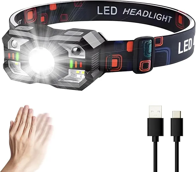 ILCDESIGN Linterna Frontal Recargable