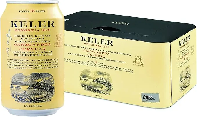 Keler Cerveza - Pack de 12 Latas