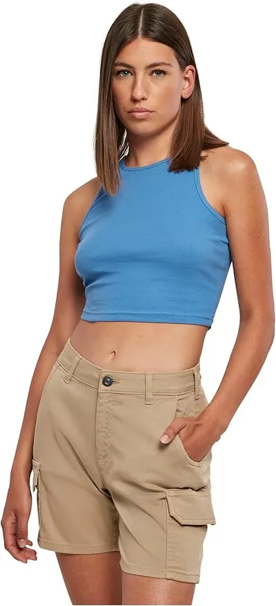 Urban Classics Camiseta de Manga Corta Mujer Camisa Cami