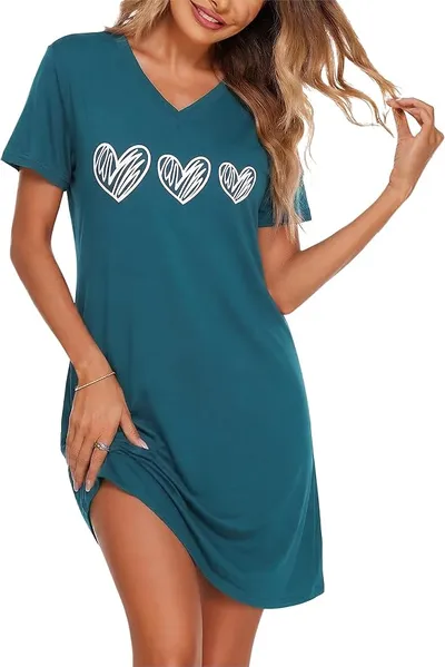 Camisón Estampado Corazones