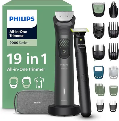 Philips OneBlade Serie 9000 con 19 accesorios
