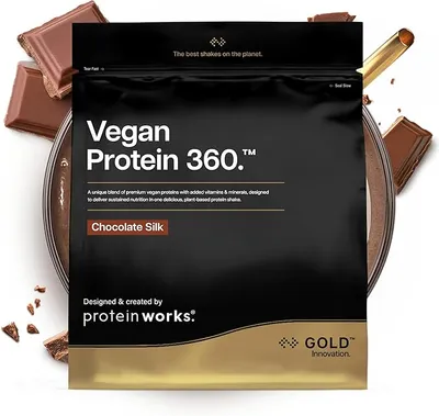 Proteína Vegana 360 Protein Works Sabor Chocolate