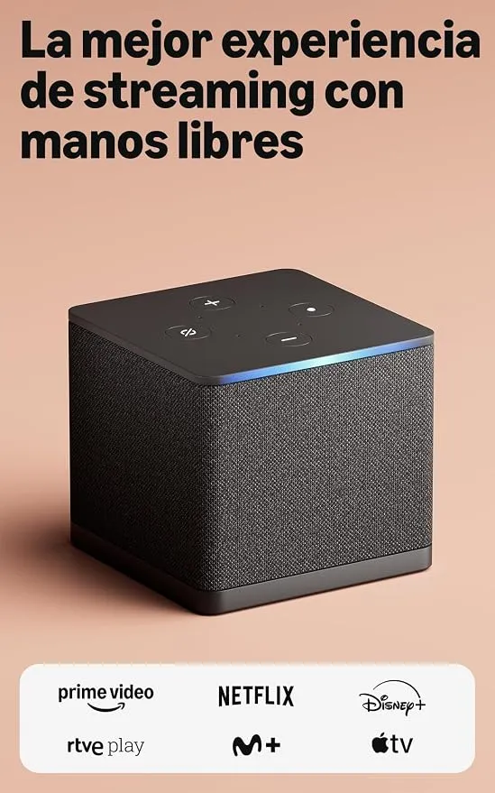 Amazon Fire TV Cube con Alexa 4K Ultra HD y Wi-Fi 6E