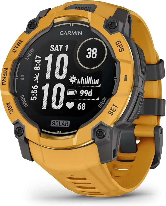 Reloj Inteligente Garmin Instinct 3 Solar con Carga Solar y Batería de Larga Duración