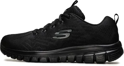 Skechers Graceful Get Connected - Zapatillas Mujer Negro Malla