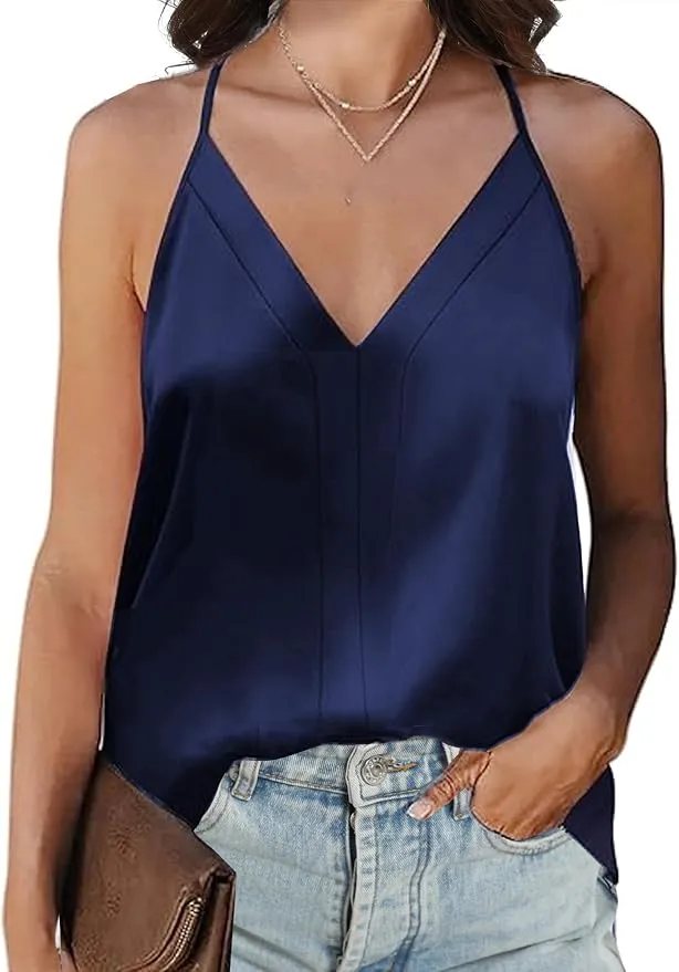 Camiseta Koerye Mujer Cuello Doble V - Estilo Versátil y Elegante