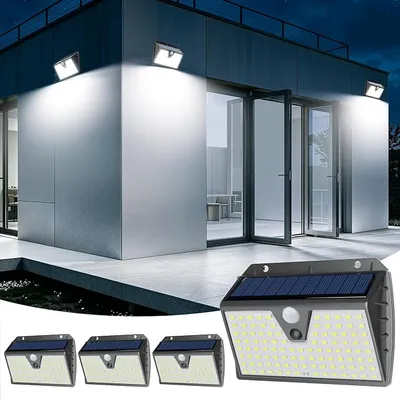 Pack 4 Luces Solares Exteriores