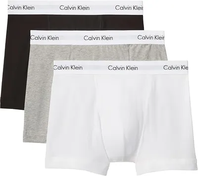 Calvin Klein Calzoncillos bóxer Hombre Pack de 3 Trunks Ropa Interior