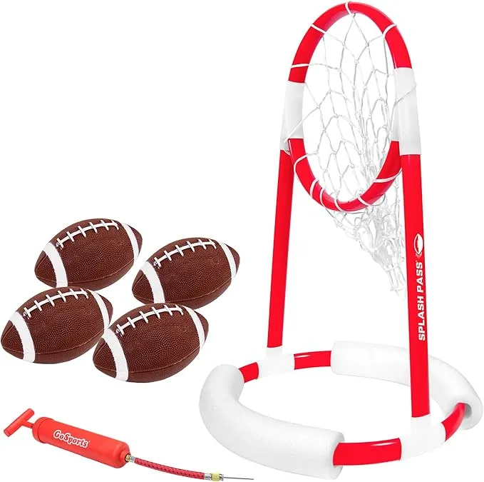 GoSports Splash Hoop 360 & Splash Pass - Juegos flotantes para Piscina