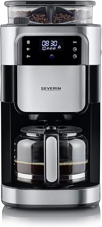 SEVERIN Cafetera de goteo con molinillo