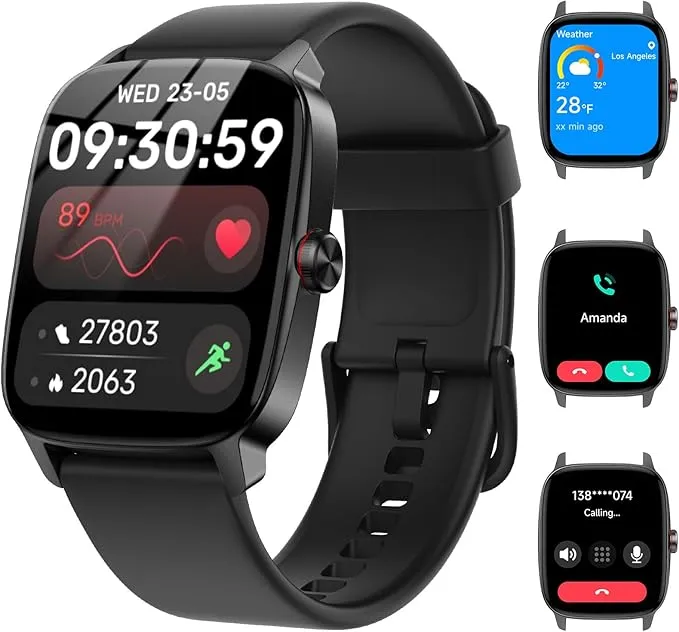 Reloj Inteligente Mujer Hombre con Llamadas Bluetooth y Voz AI