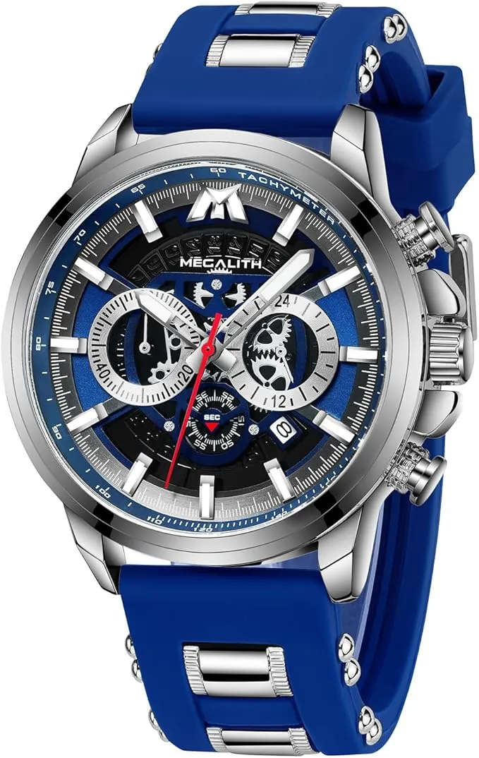 MEGALITH Reloj Hombre Grande Deportivo