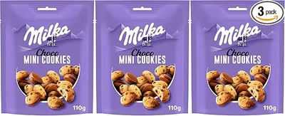 Milka Mini Cookies Galletas con Pepitas de Chocolate