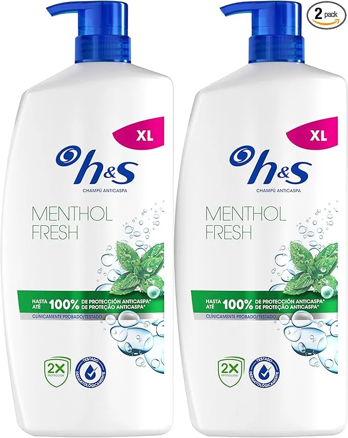 Champú H&S Menthol Fresh 2X800ML