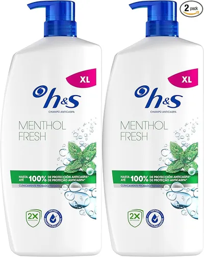 Champú H&S Menthol Fresh 2X800ML