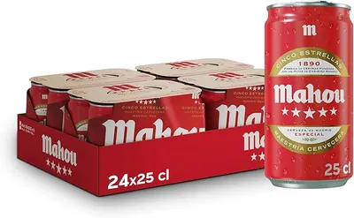 Mahou 5 Estrellas Cerveza Especial Dorada Lager
