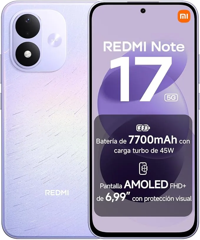 Redmi Note 17 5G Smartphone 8+256GB Morado Celestial