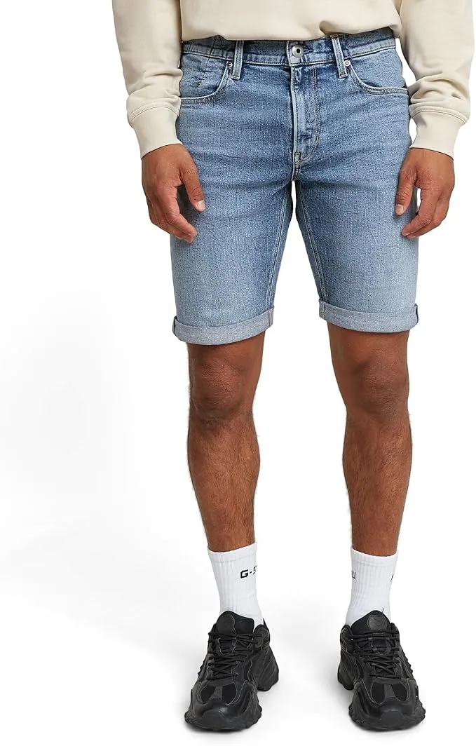 G-STAR Mosa Shorts para Hombre - Azul Faded Sea Point Blue