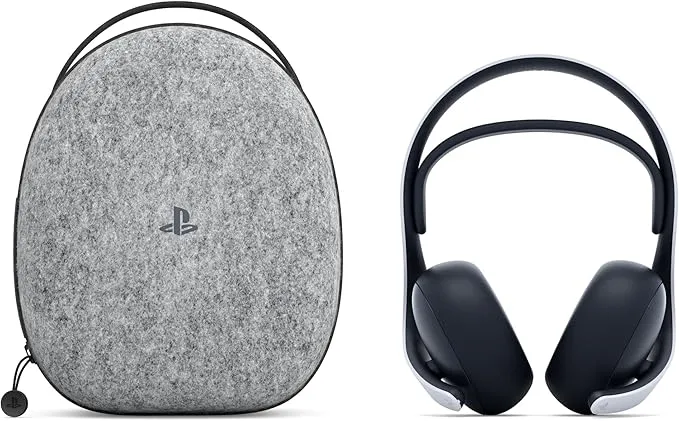 PlayStation 5 - Auriculares inalámbricos PULSE Elite White con estuche