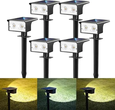 btfarm 6 Piezas Luces Solares LED Exterior Jardin
